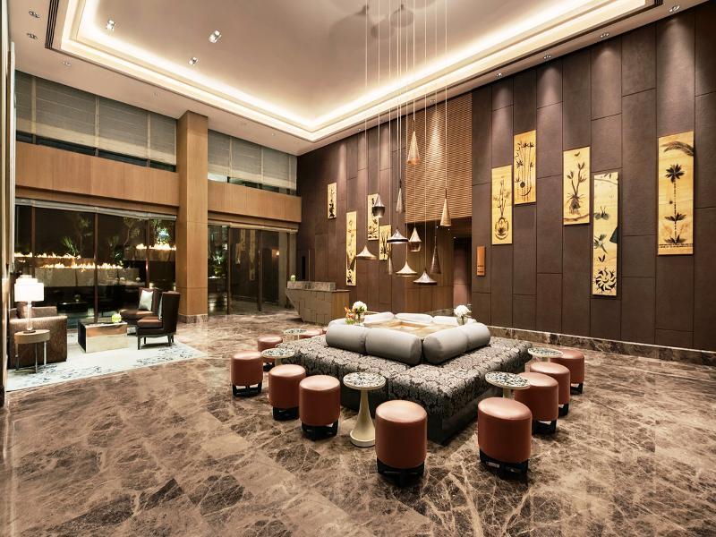 The Leela Ambience Convention Hotel Delhi New Delhi Exterior foto Lobby
